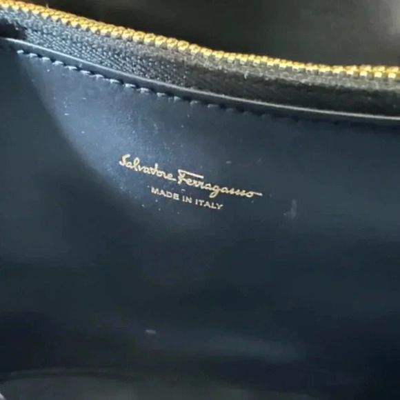 Ferragamo Studio Woven Leather Box Bag - Picture 5 of 5